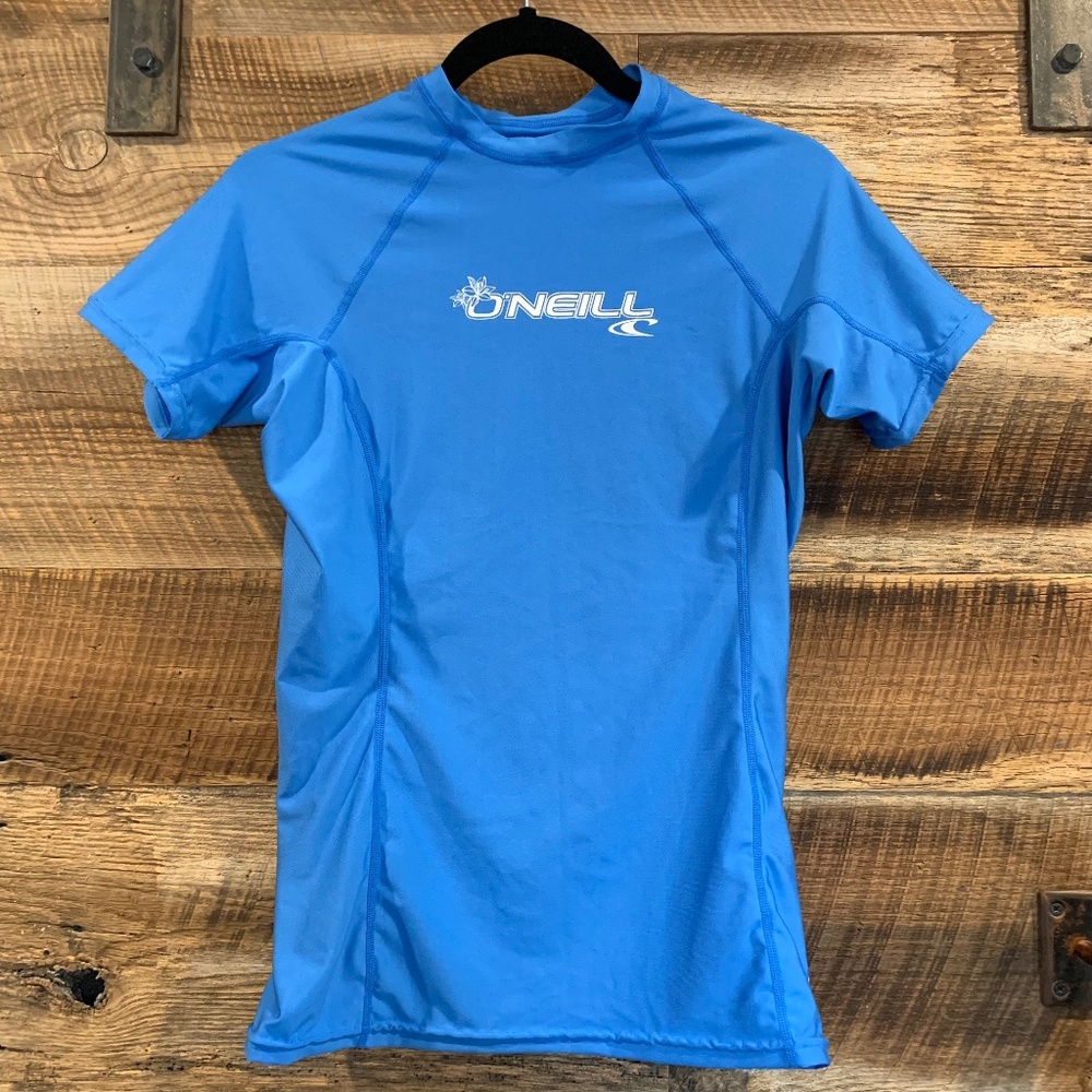 EUC - O’Neill - SPF 50+ Rash Guard Tee - Blue - L